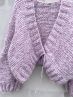 Modèle de tricot du gilet Ruke Fluffy – Ample, manches ballon & idéal pour débutant(e)