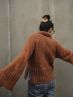 Pull Gang tricoté en raglan – Patron en V oversize en Feeling Good