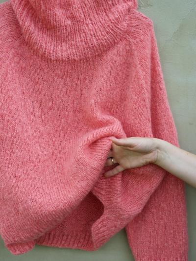Pull MO Mohair – Patron élégant du haut vers le bas