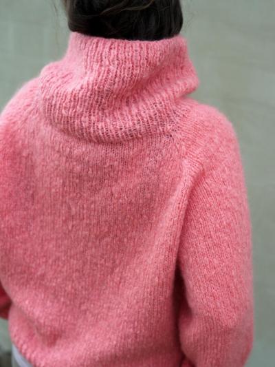 Pull MO Mohair – Patron élégant du haut vers le bas
