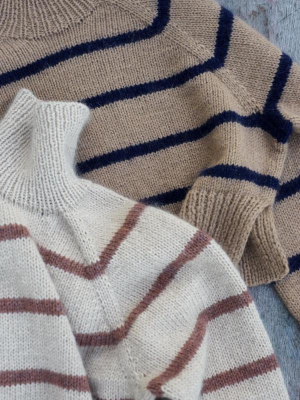 Ruke Cropped sweater modèle de tricot porté par un mannequin