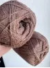 Ruke knit Wool yarn - Mocha (264), 100g
